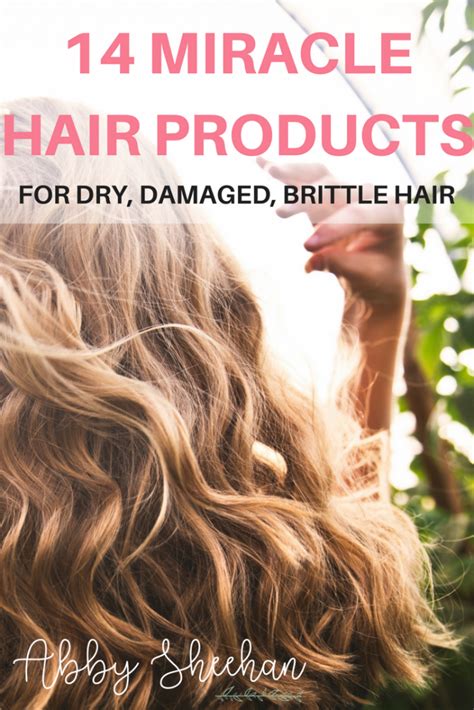 Miracle Products For Dry Brittle Damaged Hair Abby Sheehan