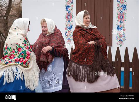 Women in moravian costumes hi-res stock photography and images - Alamy