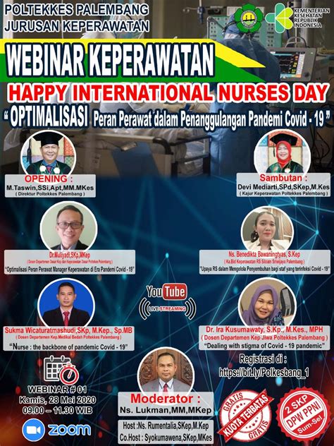 Webinar Keperawatan Happy International Nurses Day Optimalisasi