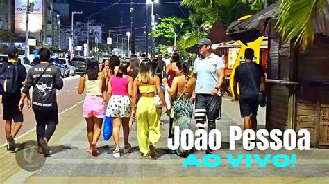 Caminhada De Segunda Na Orla Jo O Pessoa Ao Vivo Brasil Youtube