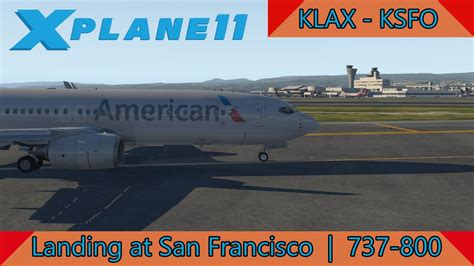 X Plane Smooth Landing At San Francisco Youtube