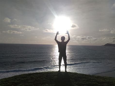 Fotos Gratis Mano Playa Mar Costa Oceano Horizonte Silueta