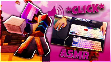 Keyboard Mouse Asmr Sounds Handcam Hypixel Bedwars Youtube