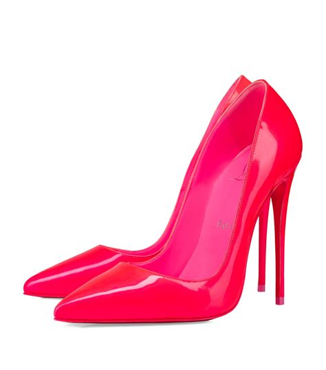 Christian Louboutin Pink So Kate Patent Leather Pumps 120 Harrods Uk