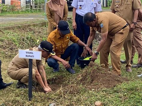 Peringati Hari Bumi Dlh Pangkep Tanam Pohon Laman Baca Pesan