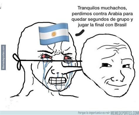 Los memes más dolorosos de la derrota de Argentina en su debut en el