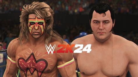 WWE 2K24 Ultimate Warrior Vs Honky Tonk Man FULL MATCH PS5 YouTube