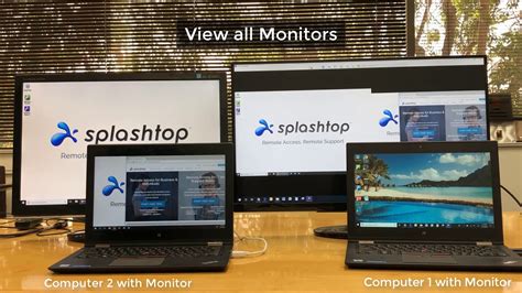 Remote Computer Multi Monitor Viewing With Splashtop Splashtop Inc