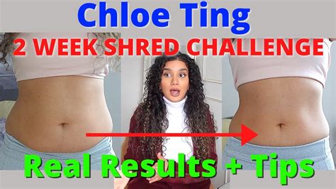 CHLOE TING 2 WEEK SHRED CHALLENGE RESULTS And TIPS 2021 HIIT Weight