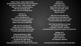 Counting Stars - One Republic | PPT