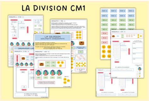 LA DIVISION Au CM1 La Trousse De Sobelle