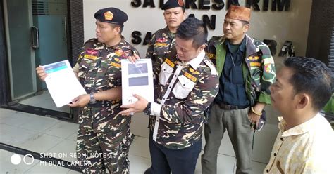 GP Ansor Laporkan Pengunggah Vidio Mobil TNI Yang Dikendarai Warga Sipil