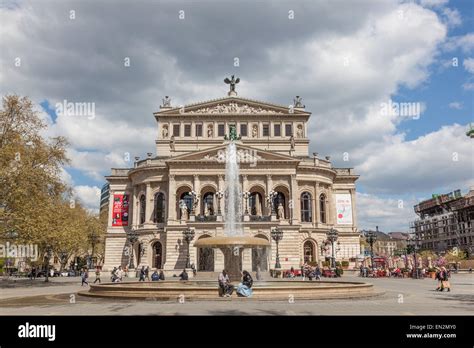 The Alte Oper (Old Opera) house and concert hall in Frankfurt Main ...