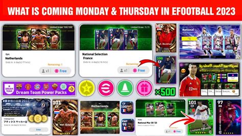 What Is Coming On Monday And Thursday In Efootball 2023 Mobile Free