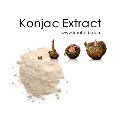 Konjac Extract, Konjac Root Extract, Konjac Glucomannan, Amorphophallus ...