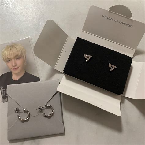 SEVENTEEN 8th Anniversary Earrings Buyandship台灣