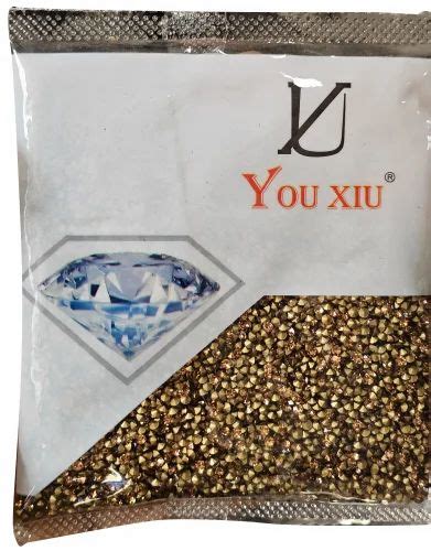 You XIU Golden SS Jarkan Hot Fix Stone For Decoration At Rs Pack In Surat