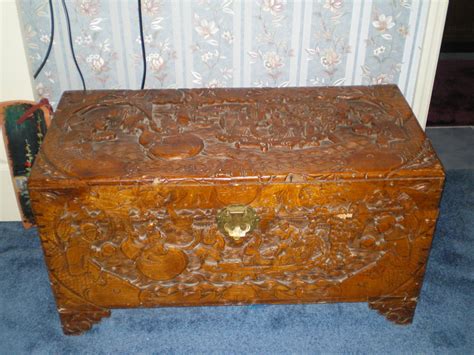 Cedar Chest Asian Carving Collectors Weekly