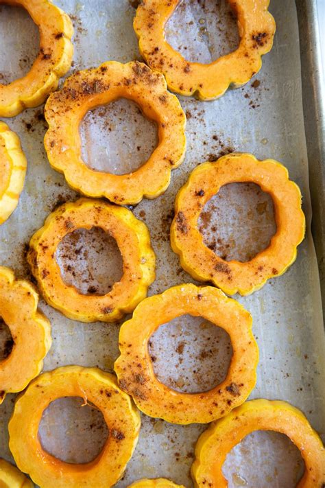 Oven Roasted Delicata Squash Recipe The Forked Spoon