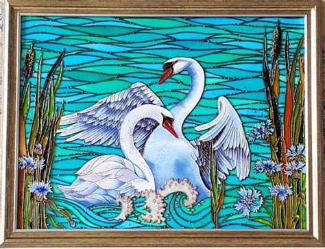 Мои картины на стекле | Glass painting patterns, Glass painting ...