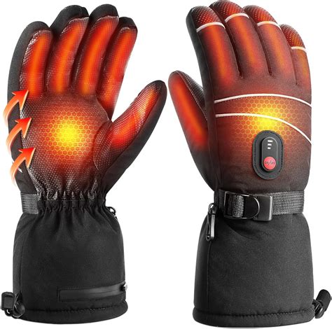 Heated Gloves For Men Women Rechargeable 5000mAh Battery Powered