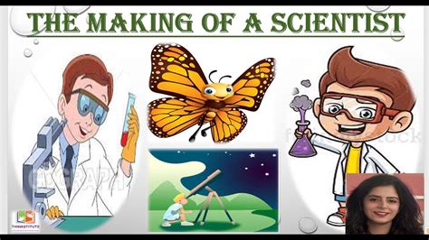 MAKING OF A SCIENTIST CLASS 10 YOUTUBE VIDEO WITH CHARACTER SKETCH