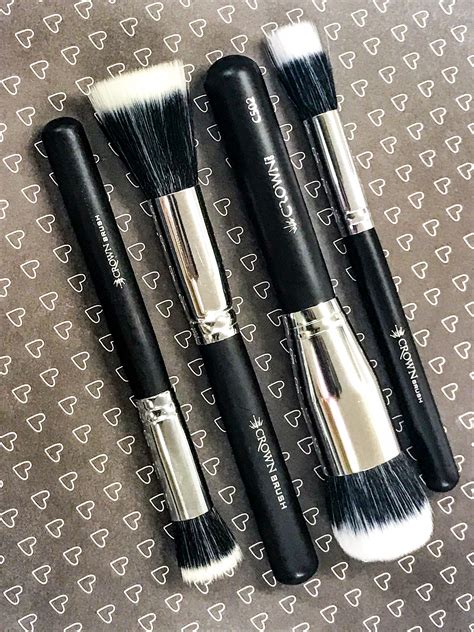 Our Duo Fibre Foundation Brushes Will Leave Your Foundation Looking