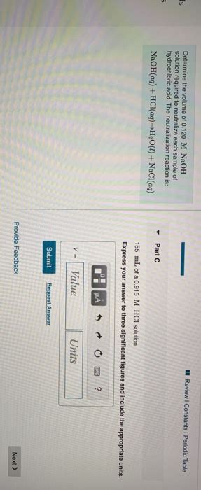 Solved Review Constants Periodic Table Determine The Chegg