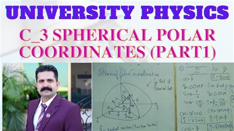 C Spherical Polar Coordinates Part B Sc Bs Physics Youtube