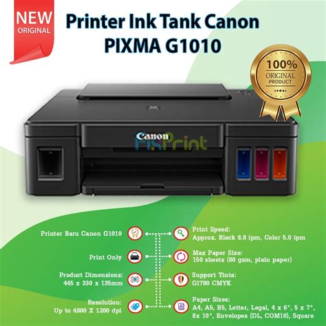 Jual Printer Inkjet Canon Pixma G G G Inktank System New