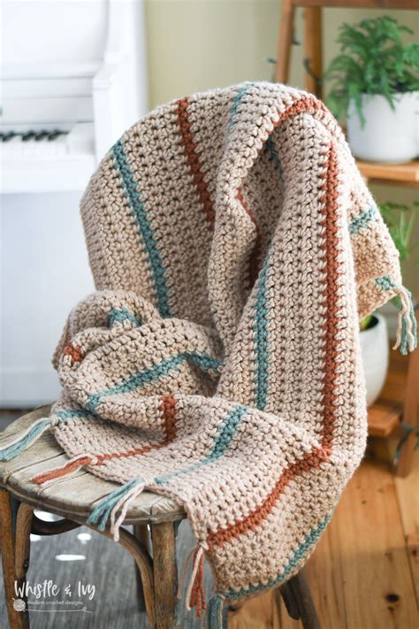 Modern Crochet Blanket