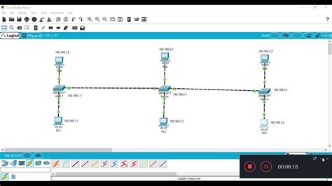 Configuration Of Vlan Trunking Protocol Using Three Switches Youtube