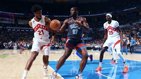 Toronto Raptors Vs Oklahoma City Thunder Nov Box Scores Nba