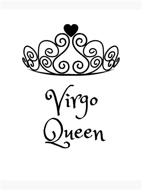 "Virgo Queen Zodiac Sign" Poster for Sale by UptownMatt91 | Redbubble