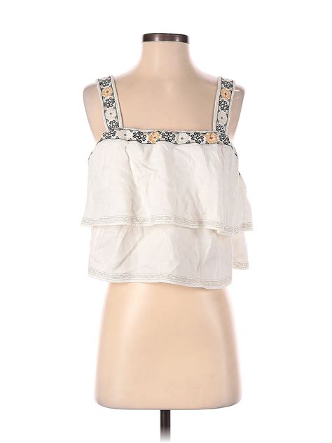 Madewell White Ivory Sleeveless Top Size S 71 Off Thredup