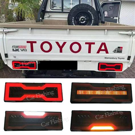 Pcs Led Tail Brake Light For Toyota Land Cruiser Fj Lc Rear