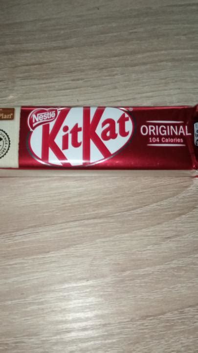 KitKat Original kalorie kJ a nutriční hodnoty KalorickéTabulky cz