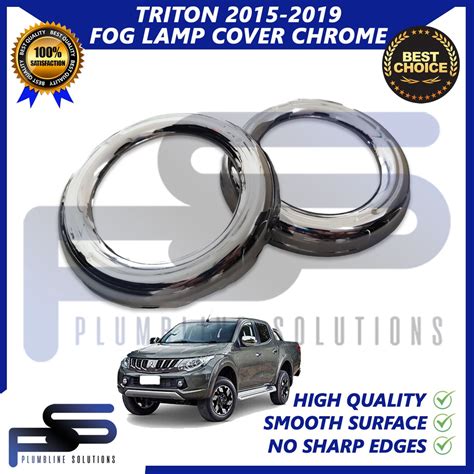 Black Chrome Garnish Cover Mitsubishi Triton Strada