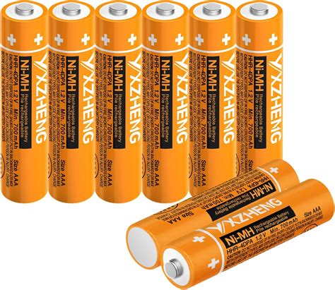 Amazon Yxzheng 8X AAA Battery HHR 4DPA For Panasonic Cordless