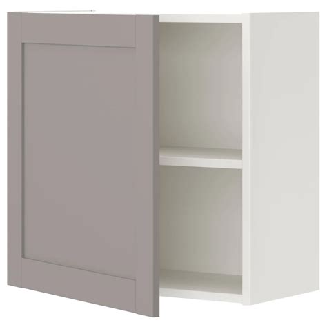 Кухонный навесной шкаф - ENHET IKEA/ ЭНХЕТ ИКЕА, 60х30х60 см, белый ...