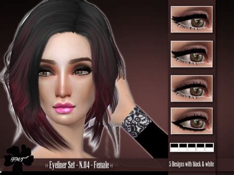 The Sims Resource IMF Eyeliner Set N 04