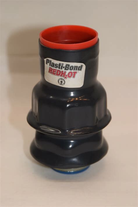 New Plasti Bond Red H2ot 1 14 Coated Liquid Tight Hub Fitting Ebay