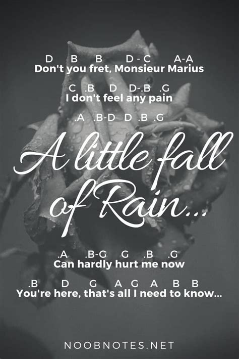 A little fall of rain les miserables – Artofit