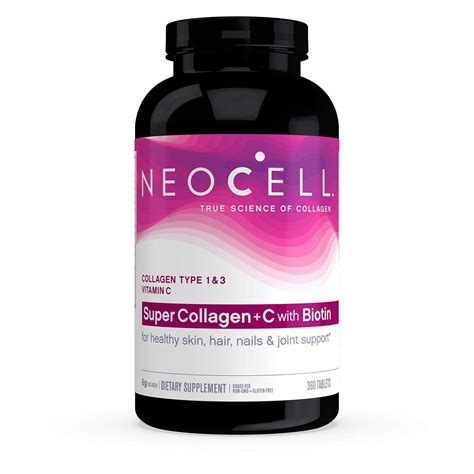 NeoCell Super Collagen Type I III C With Biotin 360 Tablets