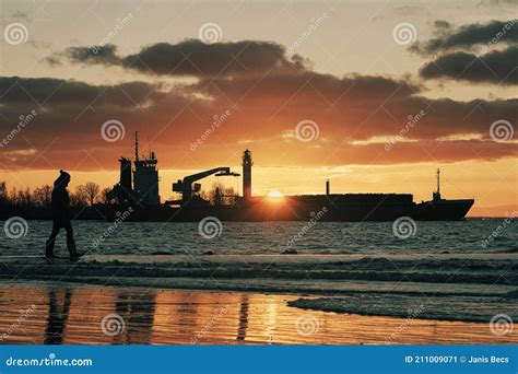 Silhouette Of An Unrecognizable Guy Man Face Profile On A White