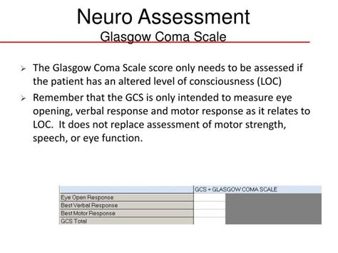 Ppt Advanced Neuro Assessment Powerpoint Presentation Id 3662384