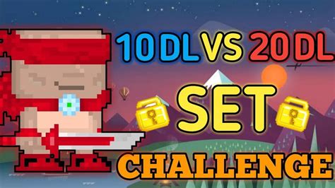 10 DLS VS 20 DLS NEW SET Growtopia Set Challenge 22 YouTube