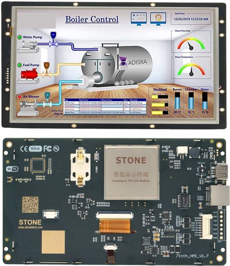 Buy SCBRHMI7 Inch Smart HMI TFT LCD Display Module With Complimentary