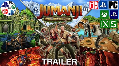 Jumanji Wild Adventures Trailer Youtube