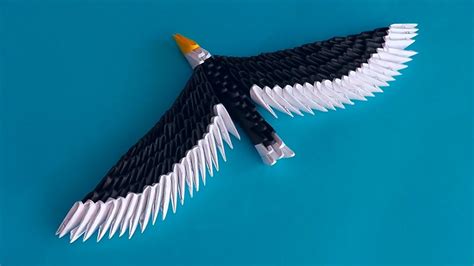 How To Make A Paper Hawk An Eagle D Origami Tutorial Instructions